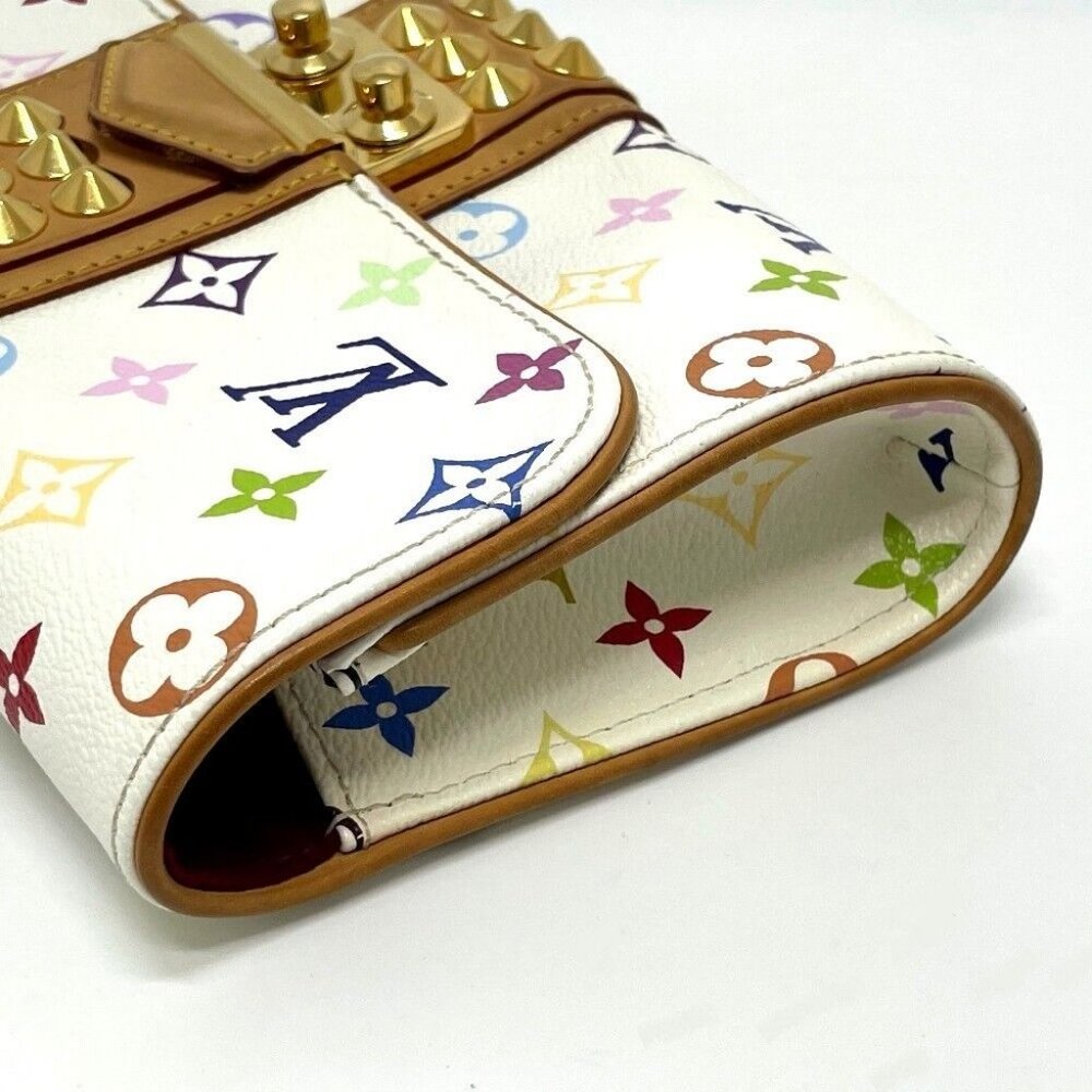 LOUIS VUITTON Monogram Multicolore Pochette Courtney Clutch Purse - Picture 7 of 11